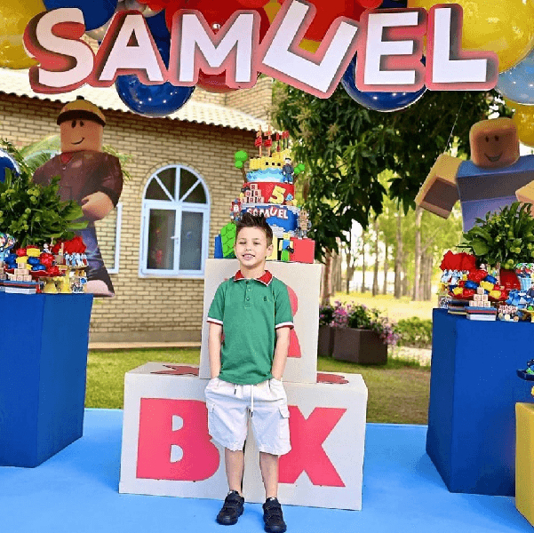 Samuel em seu aniversário (Foto: Reprodução/ Internet) Samuel em seu aniversário (Foto: Reprodução/ Internet)