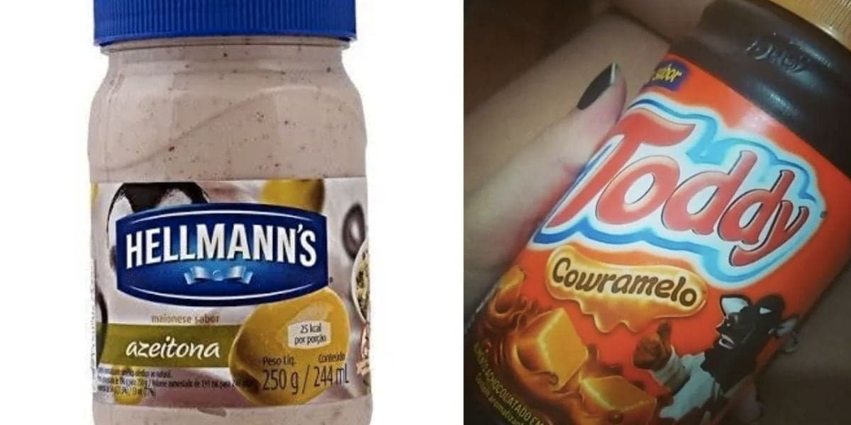 Hellmann’s de azeitona e Toddy Cowramelo (Fotos: Reproduções / Internet) 