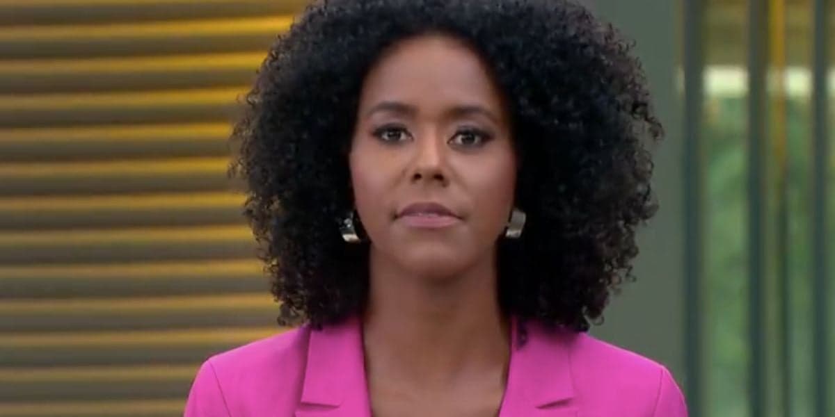 Maju Coutinho no Jornal Hoje (Foto: Globo)