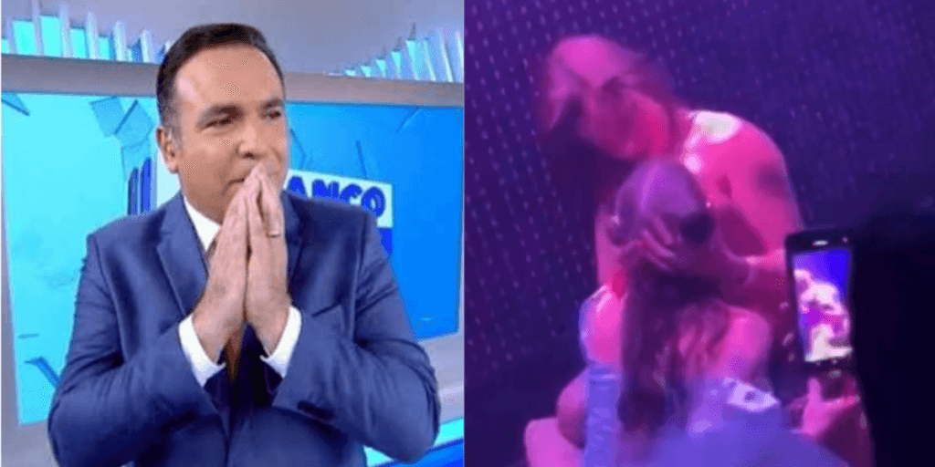 A revolta de Reinaldo Gottino na Record ao detonar famosa que fez sex0 oral no palco: "Imbecil"