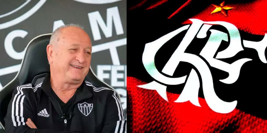 Sem piedade: Felipão ATRAVESSA contratação do Flamengo e convence atacante a assinar com o Atlético