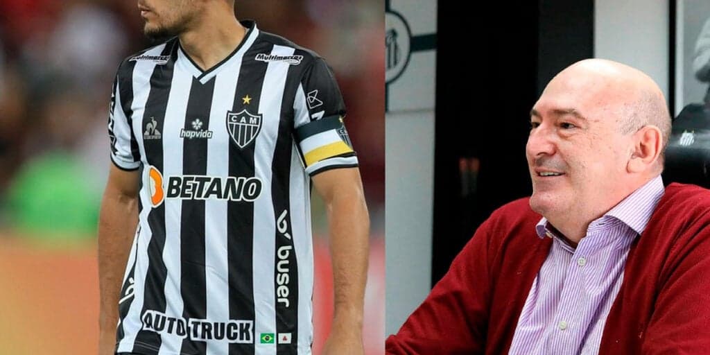 Aceitou jogar no Santos: Rueda decide pagar milhões por medalhão do Atlético MG que chega pra ser titular