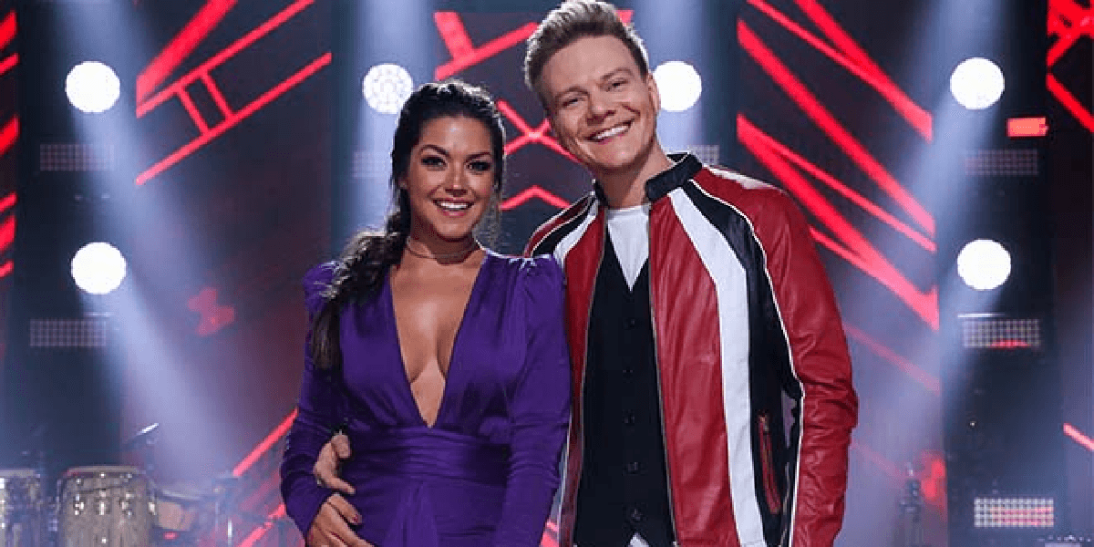 Thais Fersoza e Michel Teló no 'The Voice' (Foto: Reprodução/ Internet) Thais Fersoza e Michel Teló no 'The Voice' (Foto: Reprodução/ Internet)