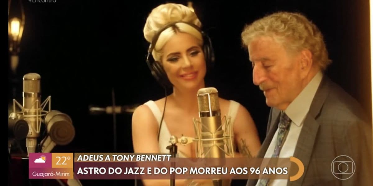 Tony Bennett (Foto: Reprodução / Encontro da Globo) 