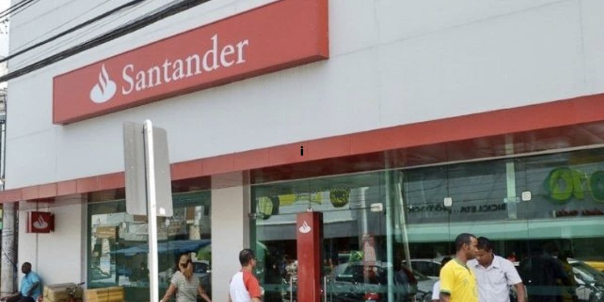 Unidade do Banco Santander na Bahia (Foto: Reprodução / Internet) 