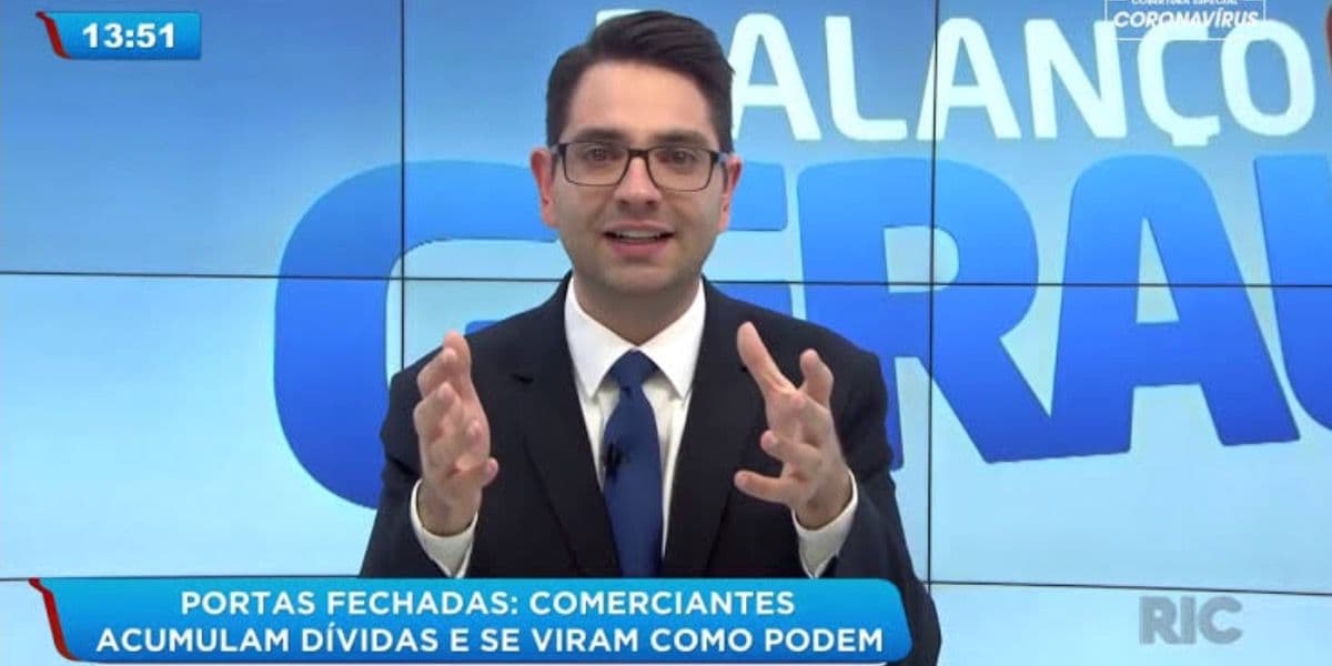 Rivaroli no Balanço Geral da Record (Reprodução/Internet)