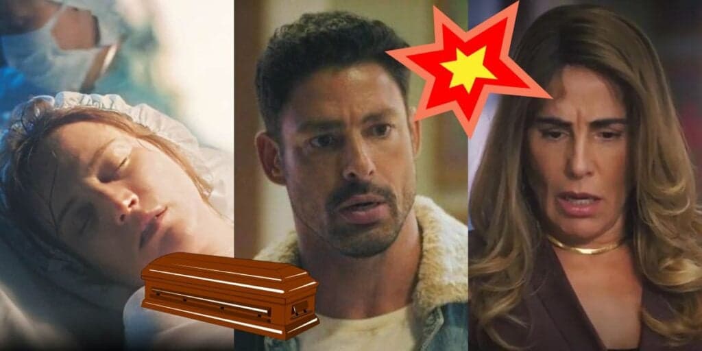 Terra e Paixão - Mãe de Caio volta do mundo dos mortos, foge de caixão e deixa Irene de cara com falência