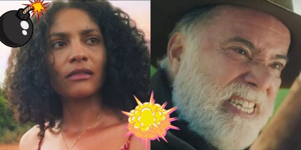 Terra e Paixão - Aline sofre tentativa de morte, assassino é desmascarado e capangas dão facada em Antônio