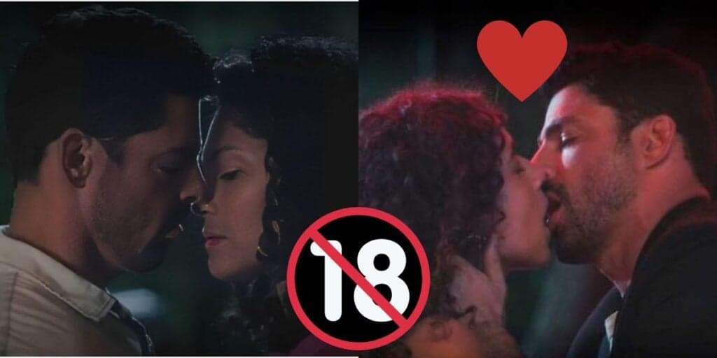 Terra e Paixão - Após prisão de Antônio, Aline escandaliza e comemora com noite íntima e tórrida com Caio