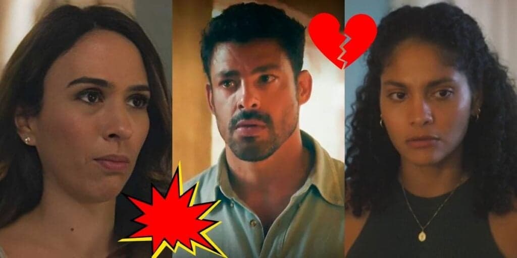 Terra e Paixão - Anely perde o chão ao descobrir verdadeiro pai de Aline e incesto com Caio explode