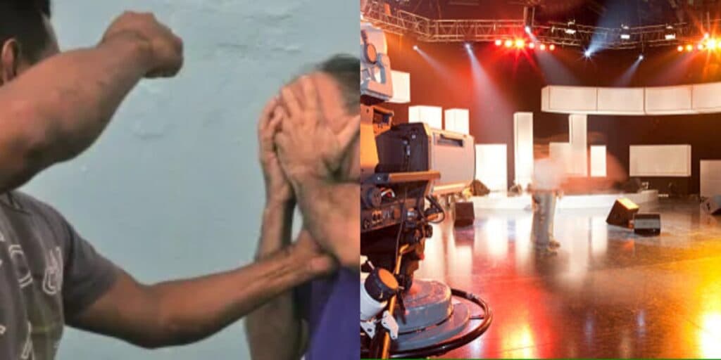 Após se demitir de emissora, apresentador de TV acabou partindo pra cima do próprio chefe: "Vai se f0der"