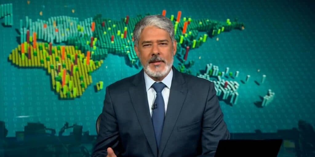 Em dia de morte de estrela e luto, Bonner sofre com derrubada no JN e Record dá o bote: Audiências 26/7