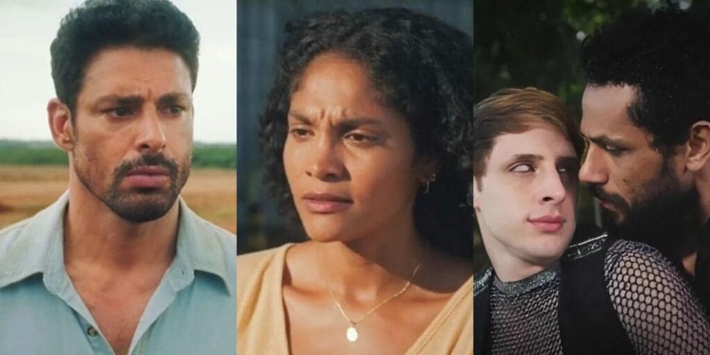 Terra e Paixão - Aline enfia o punhal no peito de Caio e Kelvin tem ultimato por relação gay com Ramiro