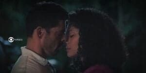 Caio e Aline juntos em Terra e Paixão (Foto: Reprodução / Globo)