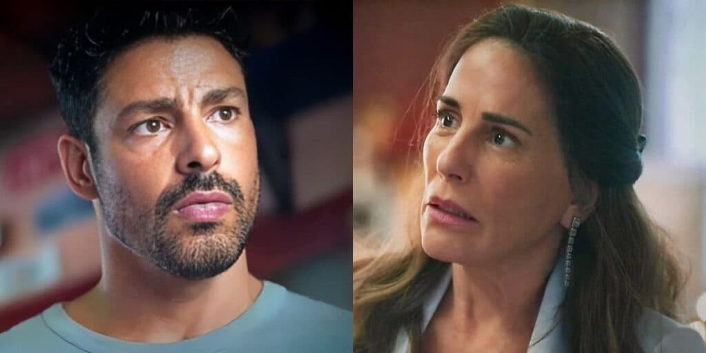 Terra e Paixão - Caio toma facada nas costas e explode podres de Irene com caixa sigilosa de Cândida