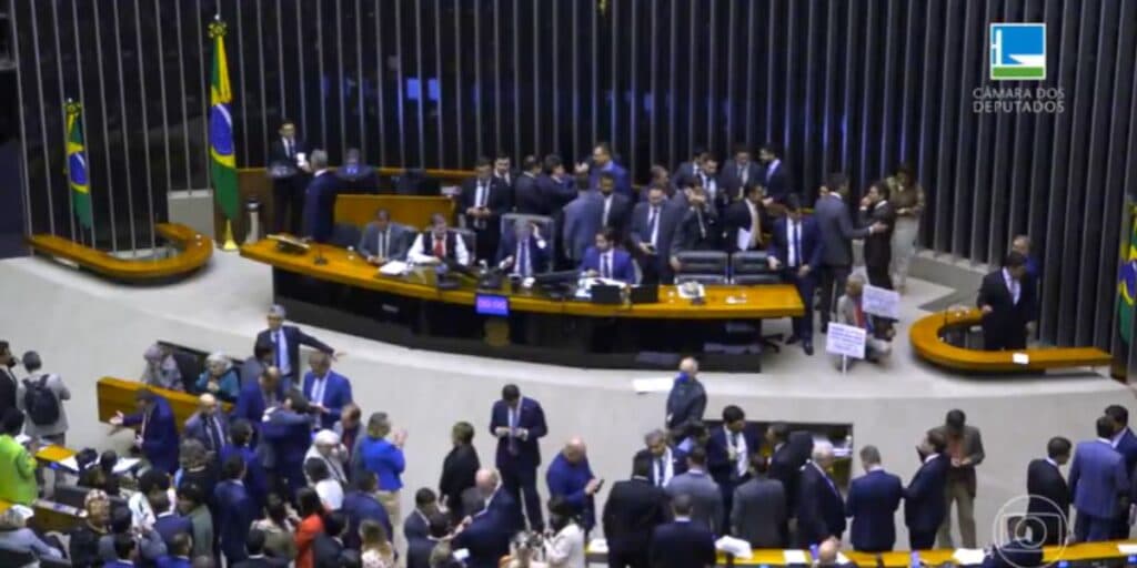 Câmara dos Deputados realizou a reforma tributária (Reprodução: Globo)