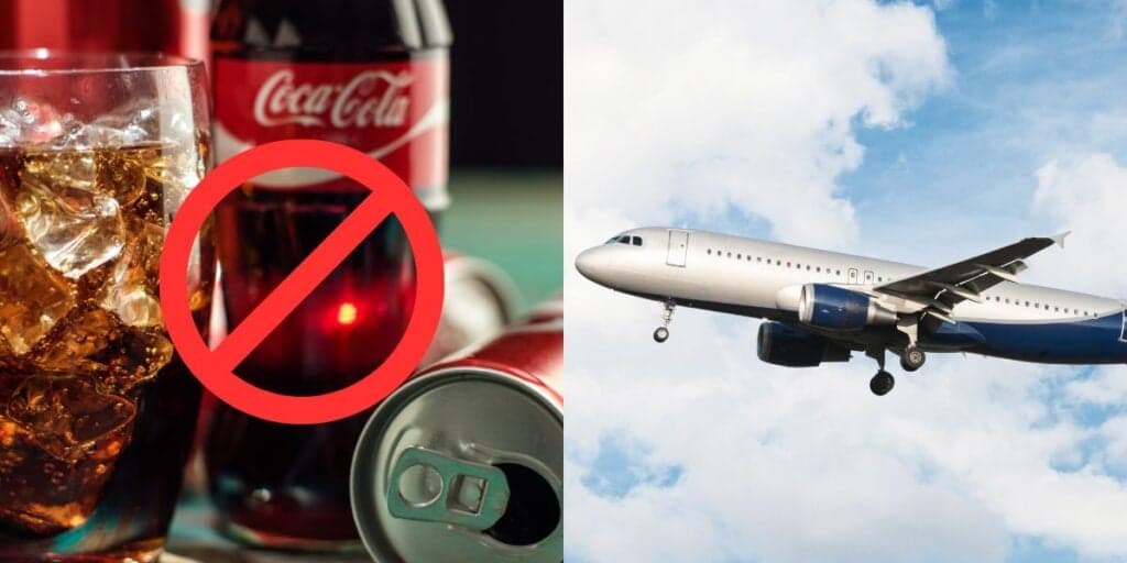 Alerta IMPORTANTE: Você NÃO deve beber Coca-Cola sem açúcar dentro de aviões e este é o porquê
