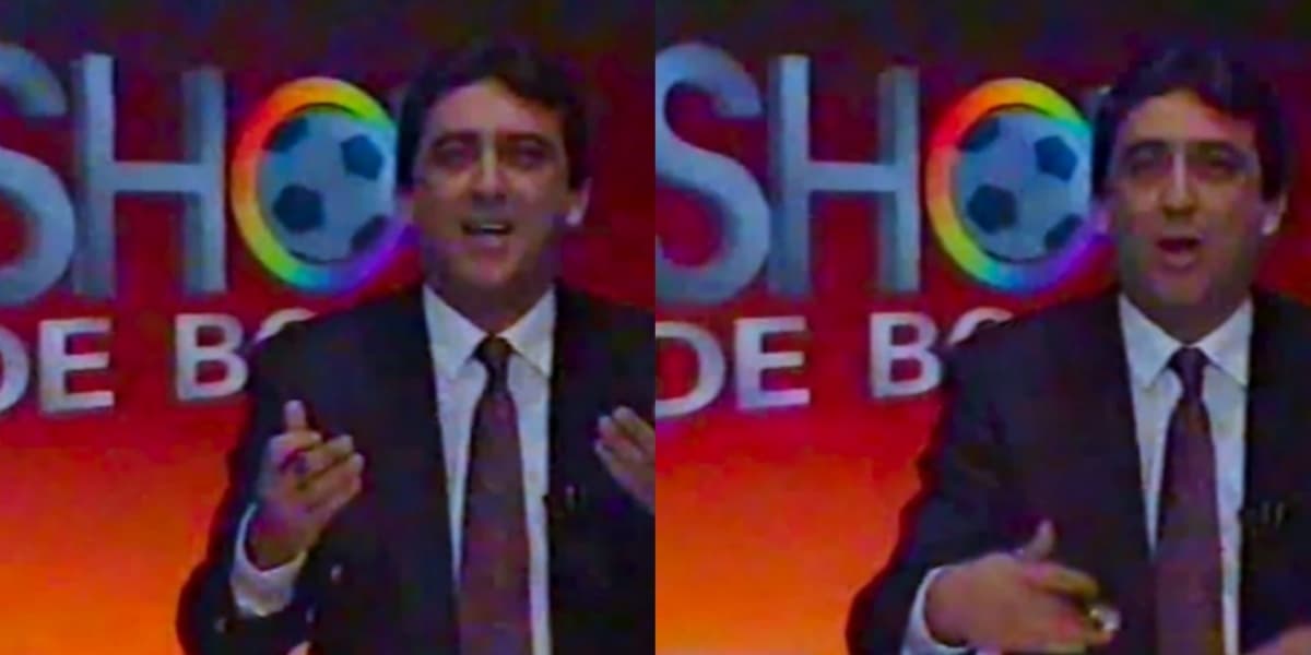 Galvão Bueno em narração na Rede OM (Foto: Reprodução/Globoplay)