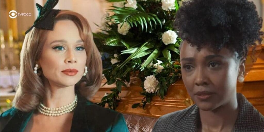Amor Perfeito - Após cometer crime, Gilda vai em funeral de Lucília e acaba sendo encurralada: "Assassina" 
