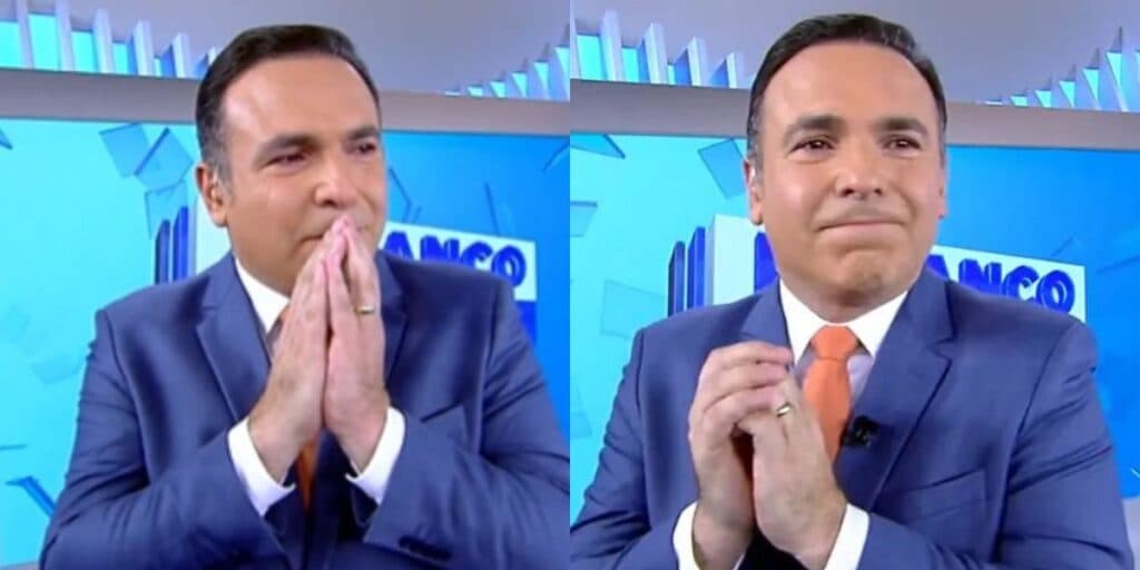O choro de Reinaldo Gottino após perder o chão com notícia de estrela da Record: "Um tumor"