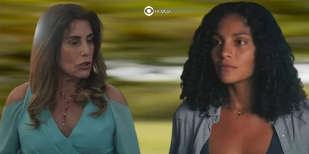 Terra e Paixão - Em reviravolta, Aline faz pacto demoníaco com Irene: "Tentar se salvar"