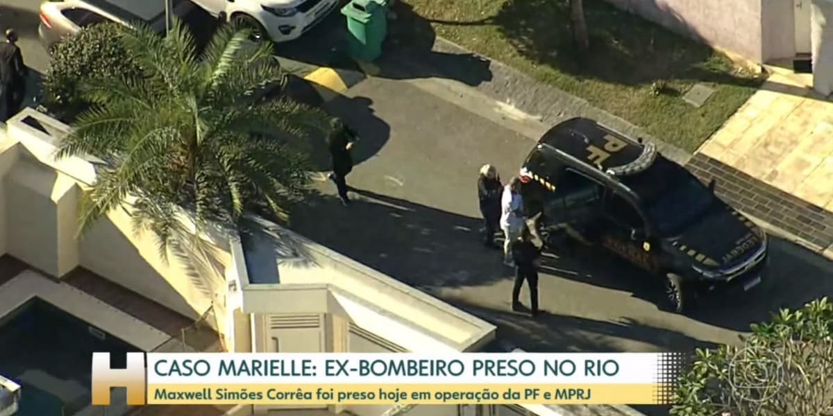 Plantão com Alan Severiano atualizou prisão do Caso Marielle (Foto: Reprodução/TV Globo)