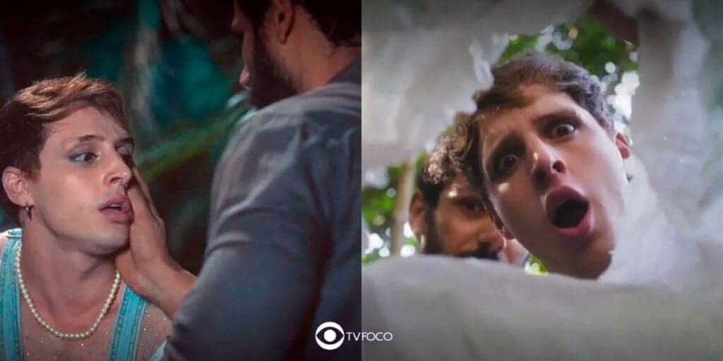 Terra e Paixão - Ramiro mostra cobra gigante e deixa Kelvin de boca aberta com o que vê; fotos