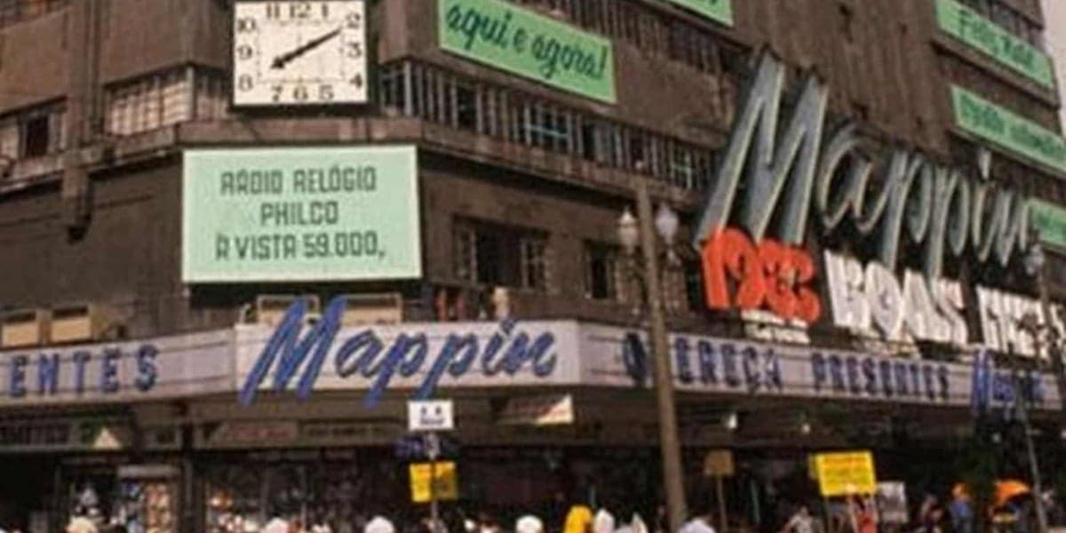 Mappin ocupou prédio histórico de São Paulo (Foto: Reprodução/g1)