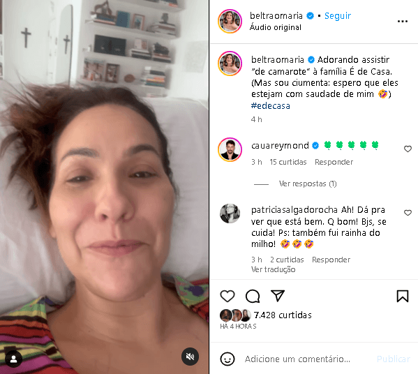 Maria Beltrão realizou cirurgia (Foto: Reprodução/ Instagram)