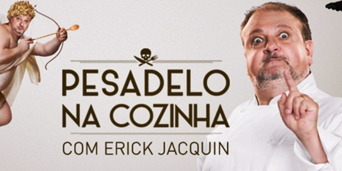 Pesadelo na Cozinha, junto com Érick Jacquin, buscavam ajudar os restaurantes que estavam em condições precárias (Reprodução: Band)