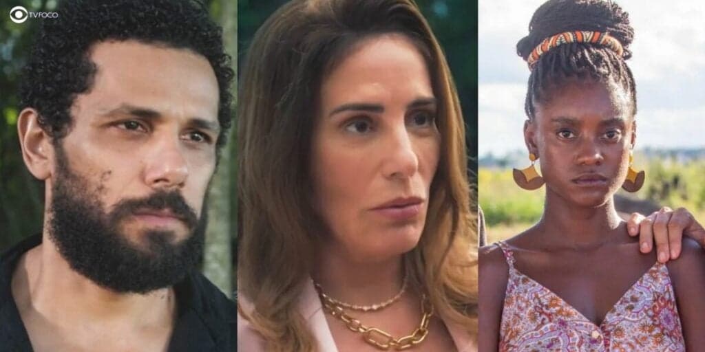 Terra e Paixão - Ramiro ataca Aline, Irene descobre traição e Menah defende Mara e parte para cima de Elias