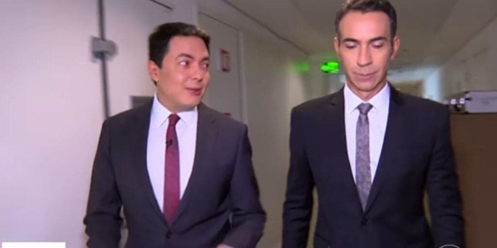 Severiano surge em bastidores e expõe substituição de Tralli em jornal na Globo: "Desse rapaz pra mim"