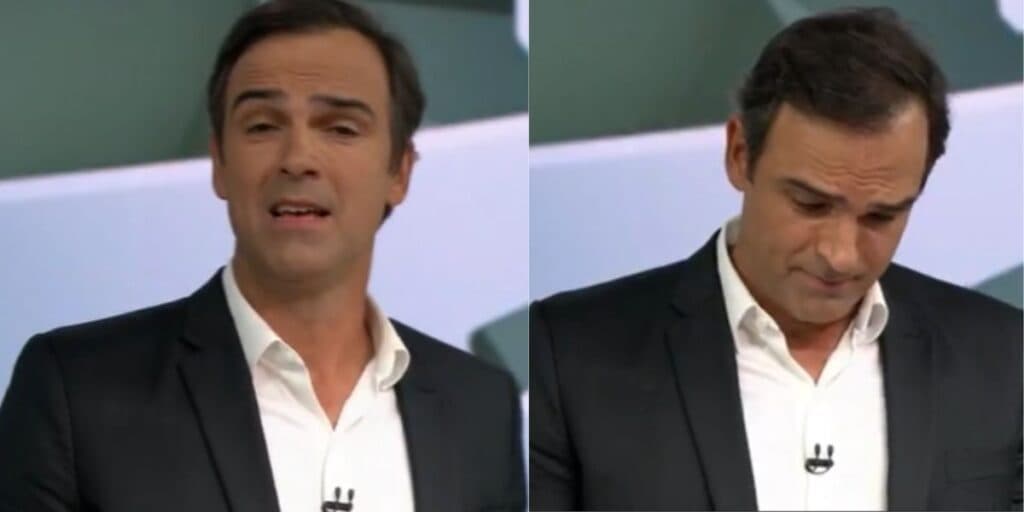 O choro de Tadeu Schmidt após perder o chão com desabafo sobre despedida na Globo: "Difícil"