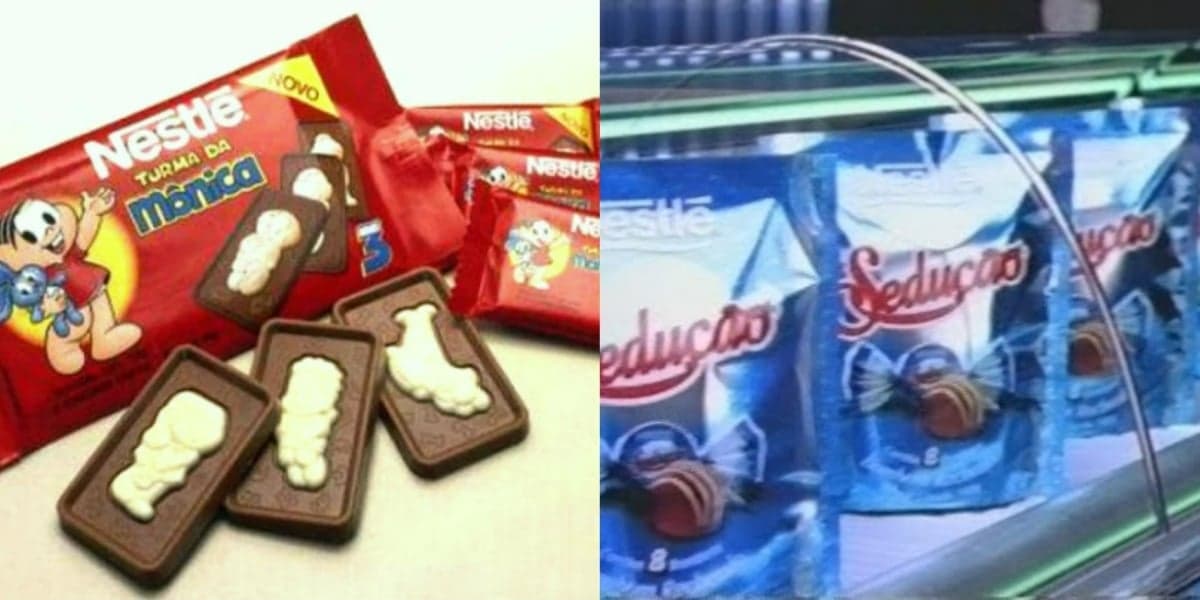 Chocolates Turma da Mônica e Sedução deixaram as prateleiras (Foto: Reprodução/Internet)