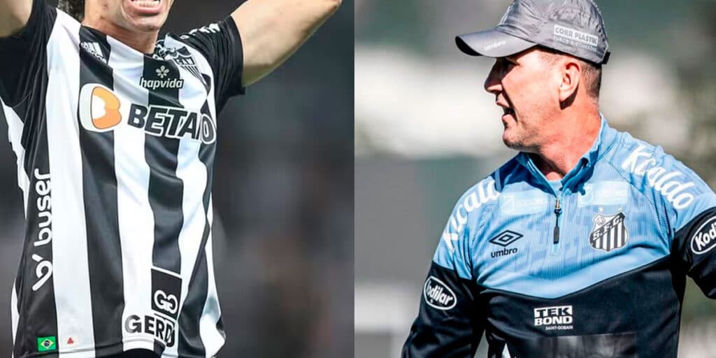 Primeiro reforço para Turra: Santos recebe 'sim' de craque do Atlético MG e a torcida já pode comemorar