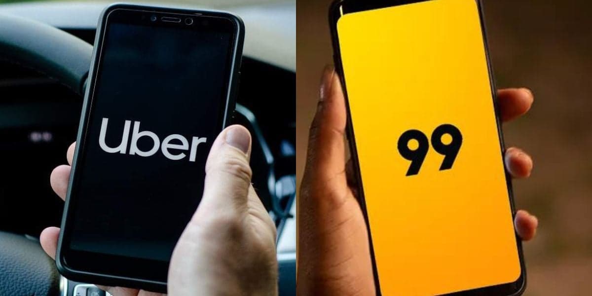 Uber e 99 - Foto: Reprodução/Internet