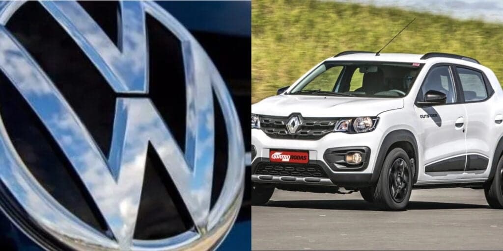 Não resistiu: O triste fim de carro POPULAR e AMADO da Volkswagen após ser derrubado pelo Renault Kwid