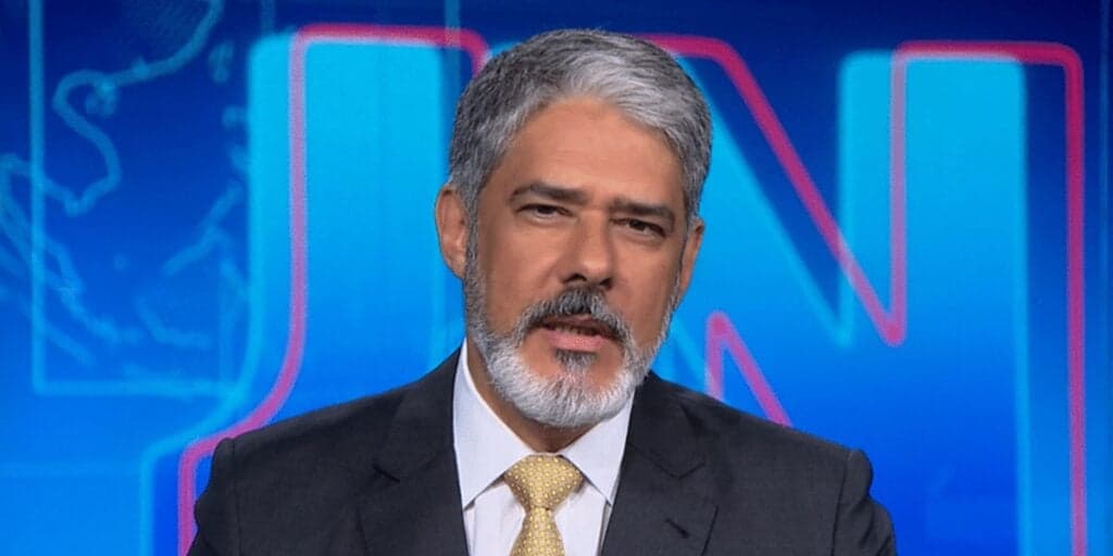 Luto: William Bonner entra ao vivo na Globo com notícia da morte de grande estrela