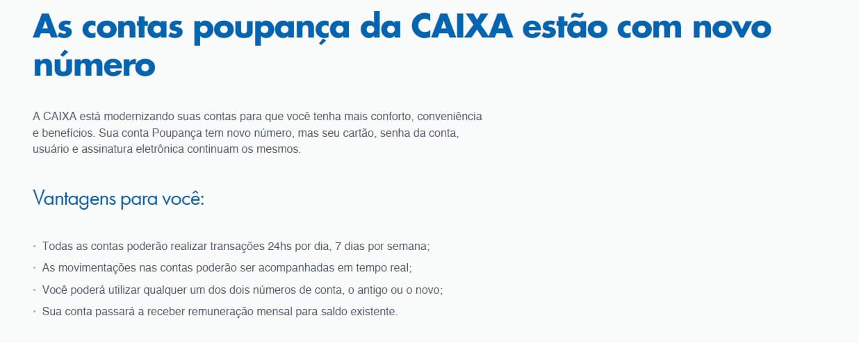 Caixa Econômica emite comunicado sobre a poupança (Foto: Divulgação)