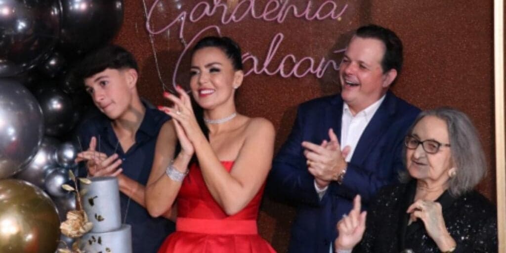 Gardênia Cavalcanti celebra aniversário com festa luxuosa no Forte De Copacabana