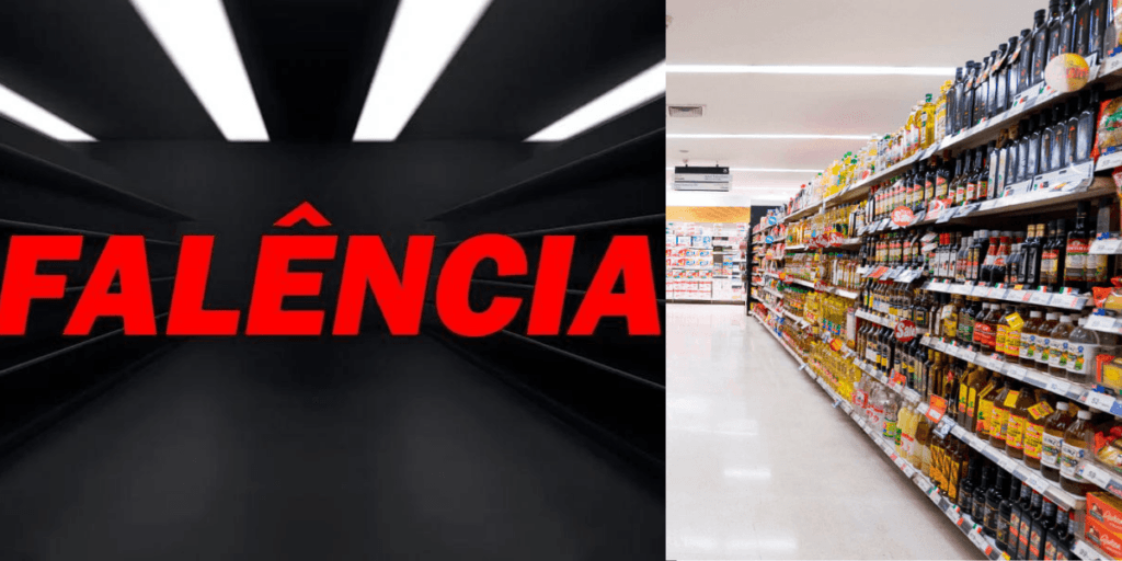 Dívida multimilionária: Supermercado tradicional dá calote em fornecedores e tem a falência decretada