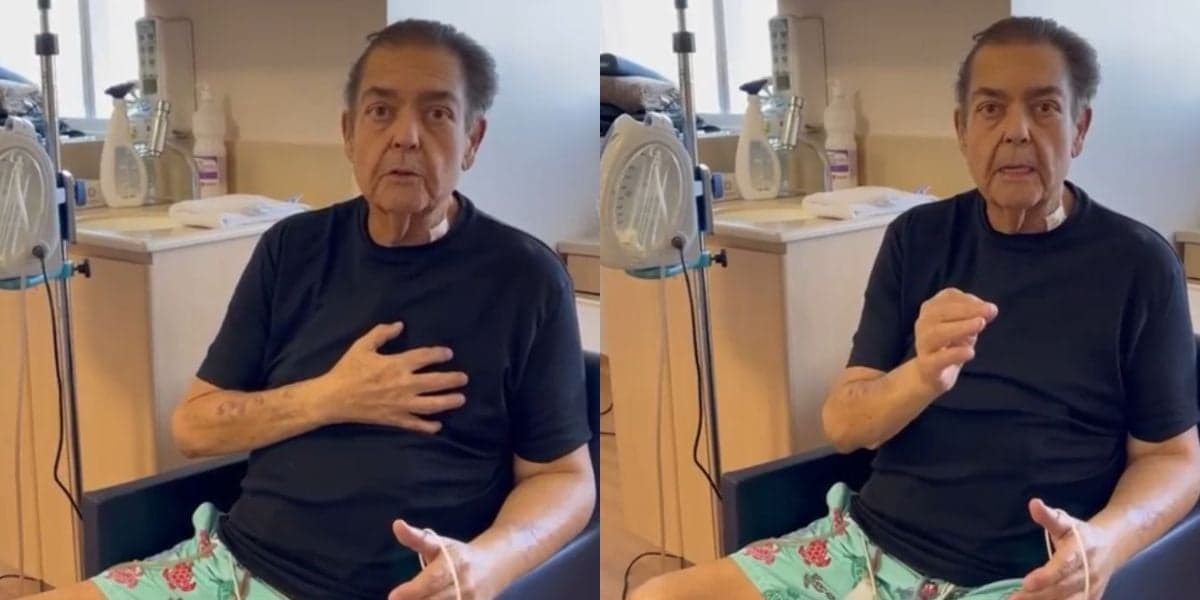 Faustão faz vídeo em hospital (Foto: Reprodução / Instagram)
