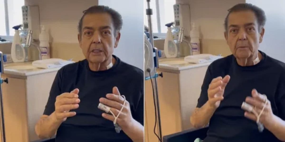 Faustão faz vídeo em hospital (Foto: Reprodução / Instagram)