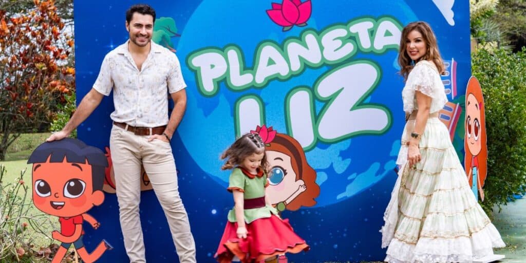 Aniversário de Maria Liz, filha de Liah Soares e Carlo Porto, marca lançamento de Planeta Dodói