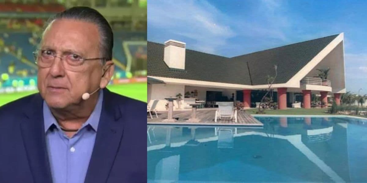 Galvão Bueno é o astro da Globo que tem uma mansão - Foto Reprodução Internet