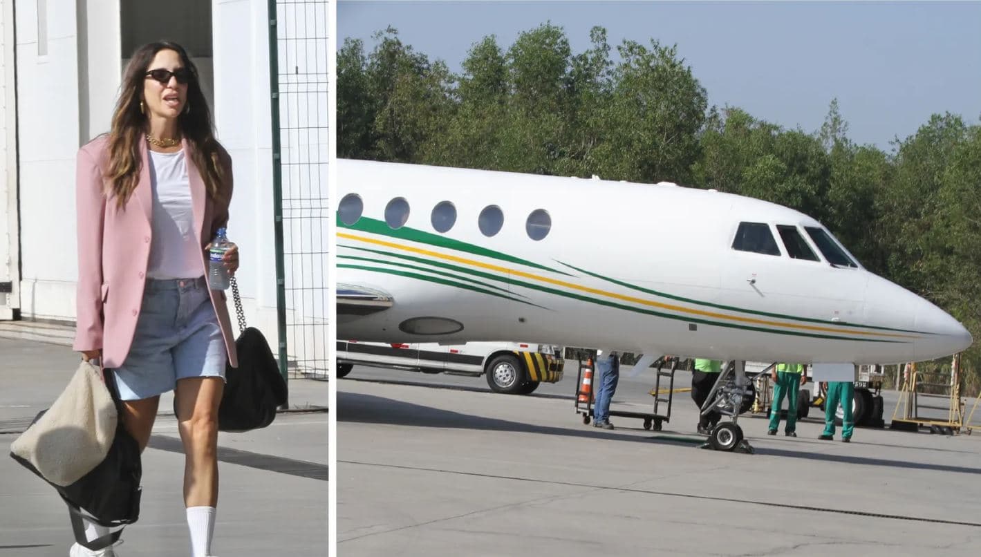 Ivete em seu Jatinho de 35mi - Foto Reprodução Extra