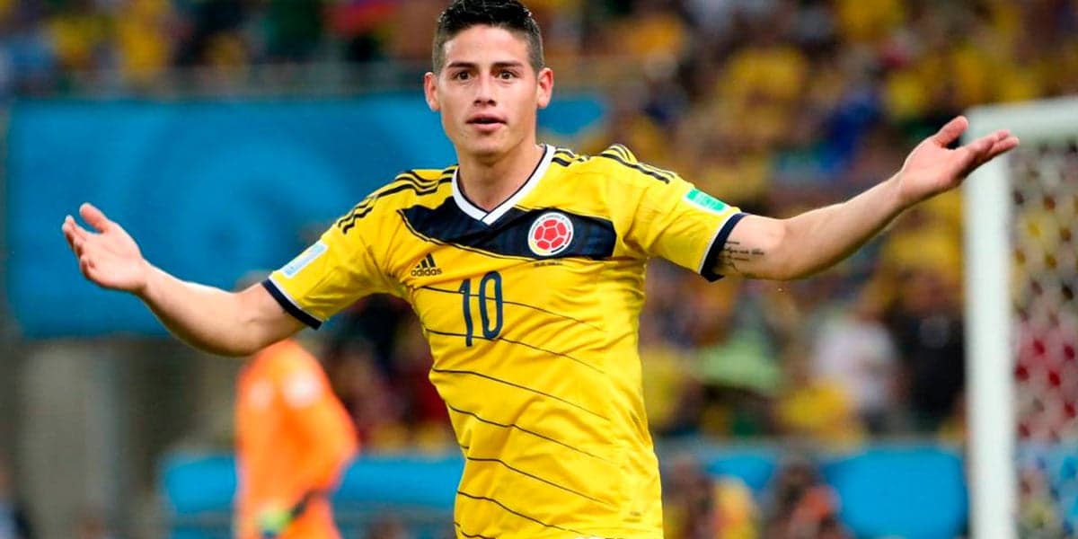 James Rodriguez Na Copa Do Mundo No Brasil - Foto: Internet 