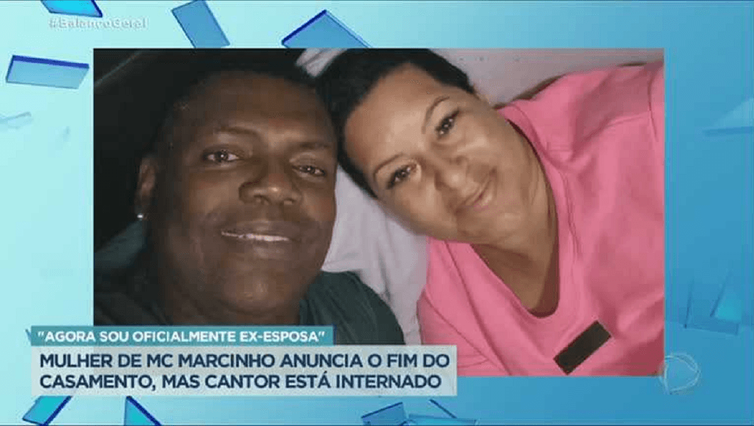MC Marcinho sendo notícia no Balanço Geral da Record (Foto: Reprodução/ Internet)