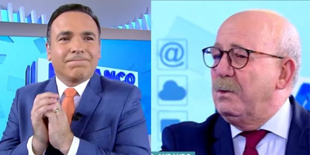O choro copioso de Reinaldo Gottino e Renato Lombardi ao ficarem sem chão no meio de jornal da Record