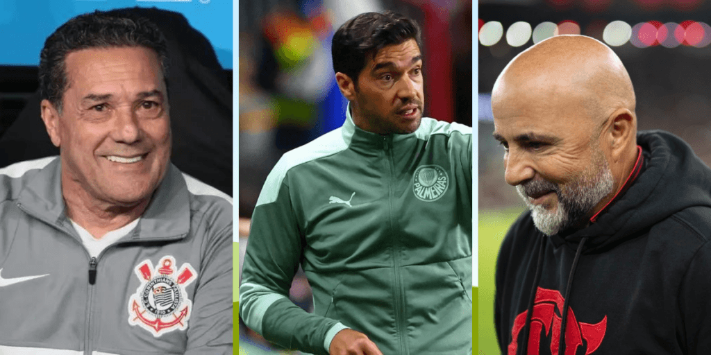 Abel, Luxemburgo e Sampaoli: Técnicos enchem bolsos com esses salários em meio a guerra de torcidas